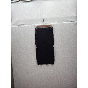 Leith Womens Black Bodycon Pencil Skirt S
